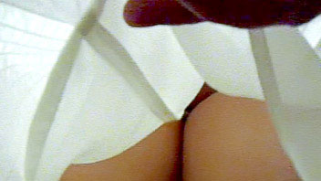 Ut_1693# Bronzed brunette in a white sarafan was considered attractive enough to get into my teen up