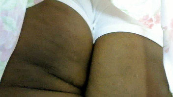Ut_1861# Mullato babe in short white sun-dress. Big round ass in white panties in form of shorts. Gr