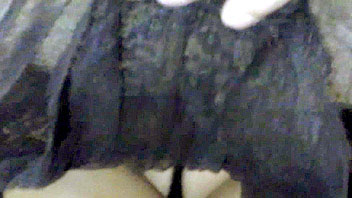 Ut_1580# Another beauty got caught in my upskirt movies. Tight black panties, cute legs; fine upskir