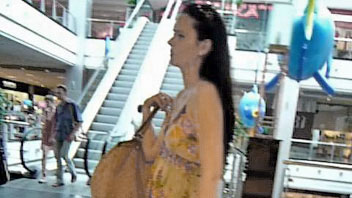 Ut_1095# I went to the market and my eyes captured a hot brunet in sexy dress. Of course I couldn't 