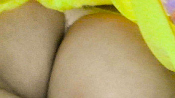Ut_2514# Another young girl in teen upskirt video. In yellow dress this time. She got sappy seductiv