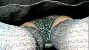Ut_1896# Girl in lace stockings in this one of hottest upskirt porn videos. She got beautiful slende