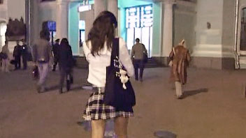 Ut_0259# Nice tights and white cheaters with an ornament! The teeny tried to hold her skirt, but I m