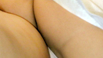 Ut_2111# Brunette nymph in short white skirt. The cameraman was able to make new girl upskirt clips 