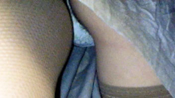 Ut_1431# On my teen upskirt pics this beauty has exposed her fishnet stockings, white panties and wo
