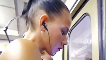 Ut_1273# Tanned beauty in short skirt. We were going with her in the same metro carriage. I couldn't